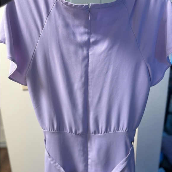 Ann Taylor Purple Fit and Flare Dress - Picture 4 of 6